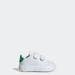 Adidas Sportswear Кроссовки на липучке «ADVANTAGE KIDS», дизайн по стопам Adidas Stan Smith, для детей, цвет Cloud White / Cloud White / Green - фото 10