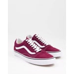 Бордовые кроссовки Vans Old Skool Port Royal - фото