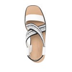 Stella McCartney сандалии Sneak-Elyse 80 на платформе, белый - фото 4