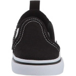 Кроссовки Slip-On V Vans, цвет (Canvas) Black/True White - фото 7