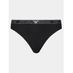 Комплект из 2 бразильских женских трусов Emporio Armani Underwear, черный - фото 4