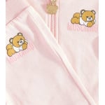 Детский спортивный костюм из хлопка с принтом Moschino Kids, цвет sugar rose - фото 3