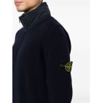 Stone Island шерстяная толстовка на молнии, синий - фото 5