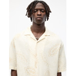 Рубашка Pull&Bear Comfort fit Button Up, цвет Wool white - фото 3