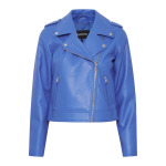 Куртка из синтетической кожи b.young BYACOMY BIKER, цвет strong blue - фото 7