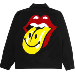 Куртка Market x Rolling Stones Smiley Garage Jacket 'Black', черный - фото 2