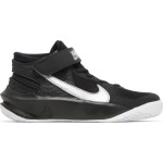 Кроссовки Nike Team Hustle D10 FlyEase GS 'Black Metallic Silver', черный - фото