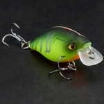 Воблер Crankbait Shallow Runner WXM CRKSR 40 F Firetiger CAPERLAN, неоновый темно-зеленый/неоновый желтый/неоновый кроваво-оранжевый - фото 2