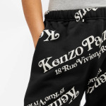 Брюки спортивные Kenzo Verdy Classic Logo, черный/белый - фото 5