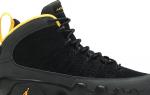 Jordan 9 black and gold clearance