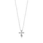 Колье Tiffany & Co. x Elsa Peretti Cross, серебро - фото