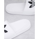 Мужские шлепанцы Adidas Originals Adilette Lite, белый - фото 4