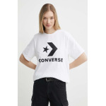 Хлопковая футболка Converse, белый - фото 3