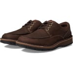 Оксфорды Clarks Gravelle Low, цвет Dark Brown Nubuck - фото