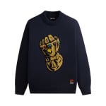 Свитер Kith x Marvel Thanos Lewis Crewneck Sweater, цвет Nocturnal - фото