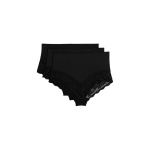 Трусы 3 PACK LACE TRIM FULL Marks & Spencer, черный - фото 5