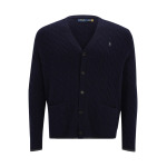 Кардиган Polo Ralph Lauren Big & Tall Knit Cardigan, темно-синий - фото