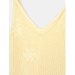 Платье Pull&Bear Knitted dress, пастельно-желтый - фото 4