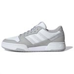 Кеды, обувь для скейтбординга Team Court унисекс с низким верхом Adidas Originals, цвет White Gray - фото