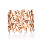 Кольцо Tiffany & Co. x Paloma Picasso Olive Leaf Band, розовое золото - фото