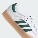 Кроссовки самбэ Adidas, цвет Cloud White/Collegiate Green/Cloud White - фото 9