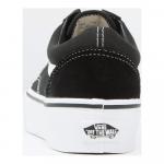 Old skool hotsell white platform vans