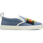 Кроссовки Gucci Slip-On Dublin Blue, синий - фото