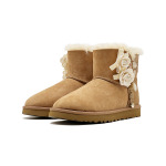 Женские мини-сапоги Bailey Bow II Snow Boots бежевого цвета Ugg - фото 3