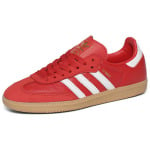 Кроссовки adidas originals SAMBA OG Skateboarding Shoes Women's Low-top Red, красный - фото 3