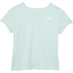 Футболка The North Face Kids Elevate Short Sleeve Tri-Blend Tee, цвет Misty Jade Stripe - фото