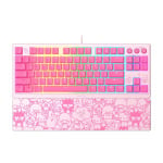 Клавиатура игровая Razer Ornata V3 TKL, Hello Kitty & Friends Edition, розовый, английская раскладка - фото