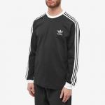 Adidas 3 deals stripes long sleeve