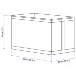 SKUBB СКУББ Коробка, белый, 31x55x33 см IKEA - фото 5