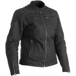 Куртка кожаная мотоциклетная женская RST Ripley Ladies Motorcycle Leather Jacket, черный - фото