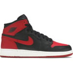 Кроссовки Air Jordan 1 Retro High OG BG Bred 2013, черный - фото