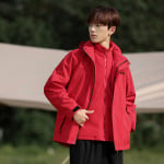 Ветровка Куртка Унисекс Jeep, цвет Chinese Red - High Rain Level Waterproof (Single Jacket) - фото 27