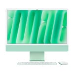 Моноблок Apple iMac 24" М4 (2024), 8 CPU/8 GPU, 24ГБ/512 ГБ, Gigabit Ethernet, Green, английская клавиатура - фото