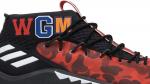 Adidas dame 4 top red bape