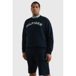 Синий свитшот Hilfiger Big & Tall с круглым вырезом и аркой Tommy Hilfiger, синий - фото