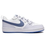 Кроссовки Nike Court Borough Skateboarding Shoes Women's Low-top Blue/white, синий - фото 2