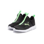 Puma Fun Racer Kids Lifestyle обувь PS, Black/Green - фото 3