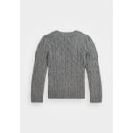 Вязаный свитер CABLE-KNIT WOOL-CASHMERE JUMPER Ralph Lauren, серый - фото