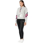 Худи Juicy Couture Print Combo Hoodie, цвет Powder Grey Heather - фото 3