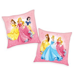 Подушка Disney Princess Princess 40 x 40 см, с наполнителем, розовая - фото