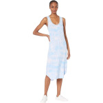 Платье Splendid Ribbed Jersey Racerback Maxi Gown, цвет Washed Tie-Dye Sky - фото 3