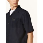 Курортная рубашка комфортного кроя Fred Perry, синий - фото 4