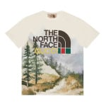 Футболка Gucci x The North Face с принтом Trail - фото