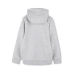 BOSS Kidswear толстовка с капюшоном на молнии с логотипом, серый - фото 2