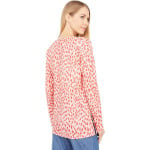 Свитер Vince Camuto Long Sleeve V-Neck Tie Front Animal Textured Knit Cardigan, цвет Soft Peony - фото 2