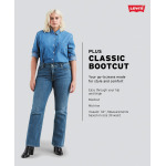 Модные классические джинсы большого размера 415 Bootcut Levi's - фото 5